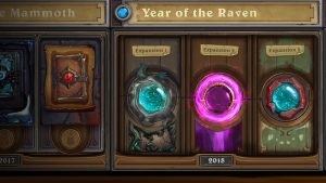 Hearthstone Ano do Corvo Expansões