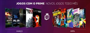 Twitch Prime Jogos